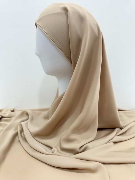ET-BEIGE SOFT SILK-HIJAB