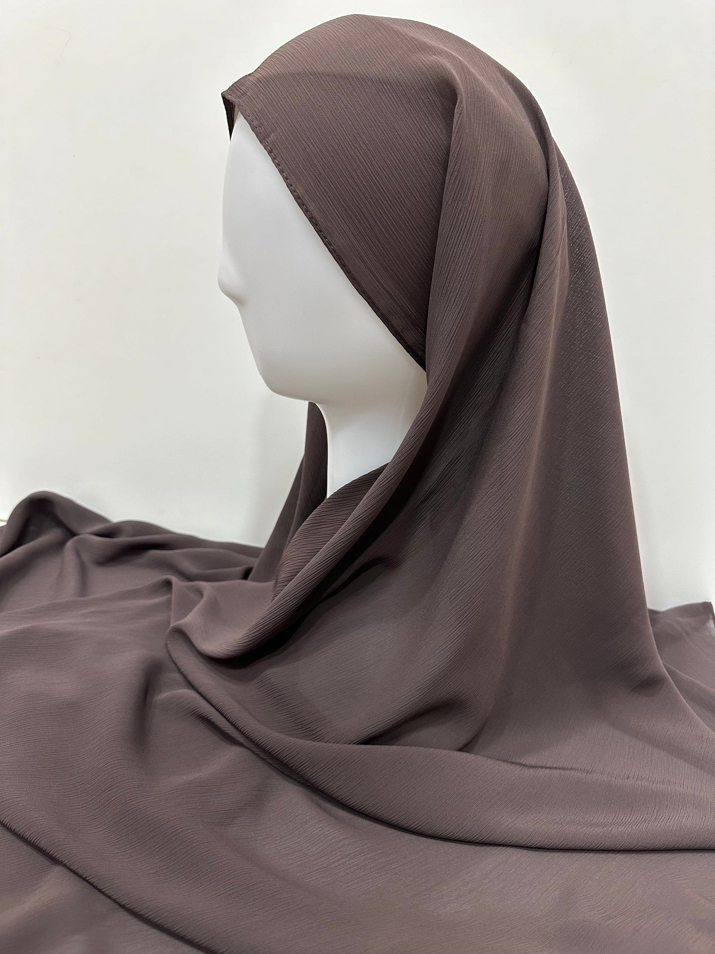 ET-COCO BROWN CRINKLE CHIFFON-HIJAB