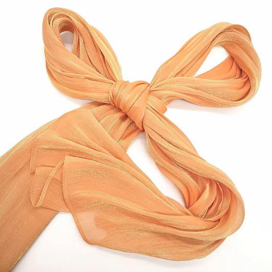 ET- GOLD ORGANZA SILK-HIJAB