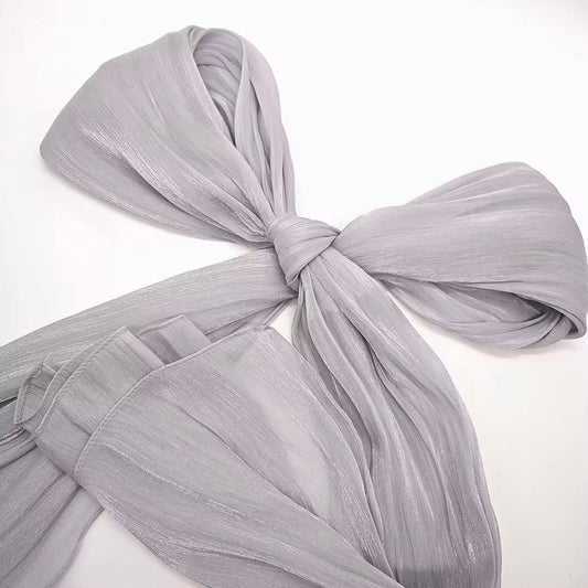 ET-SILVER ORGANZA SILK-HIJAB