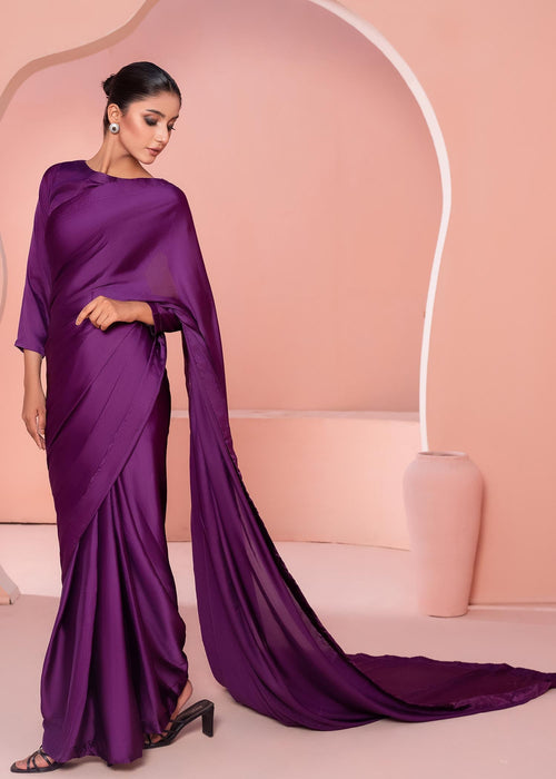 ET-ROYAL PURPLE-SAREE