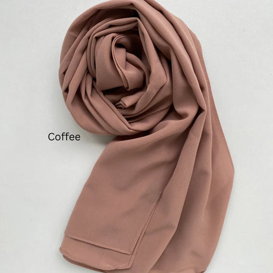 ET-COFFEE PLAIN GEORGETTE-HIJAB
