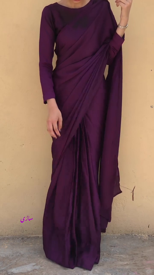 ET-ROYAL PURPLE-SAREE