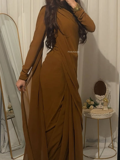 ET-CAMEL BROWN-SAREE