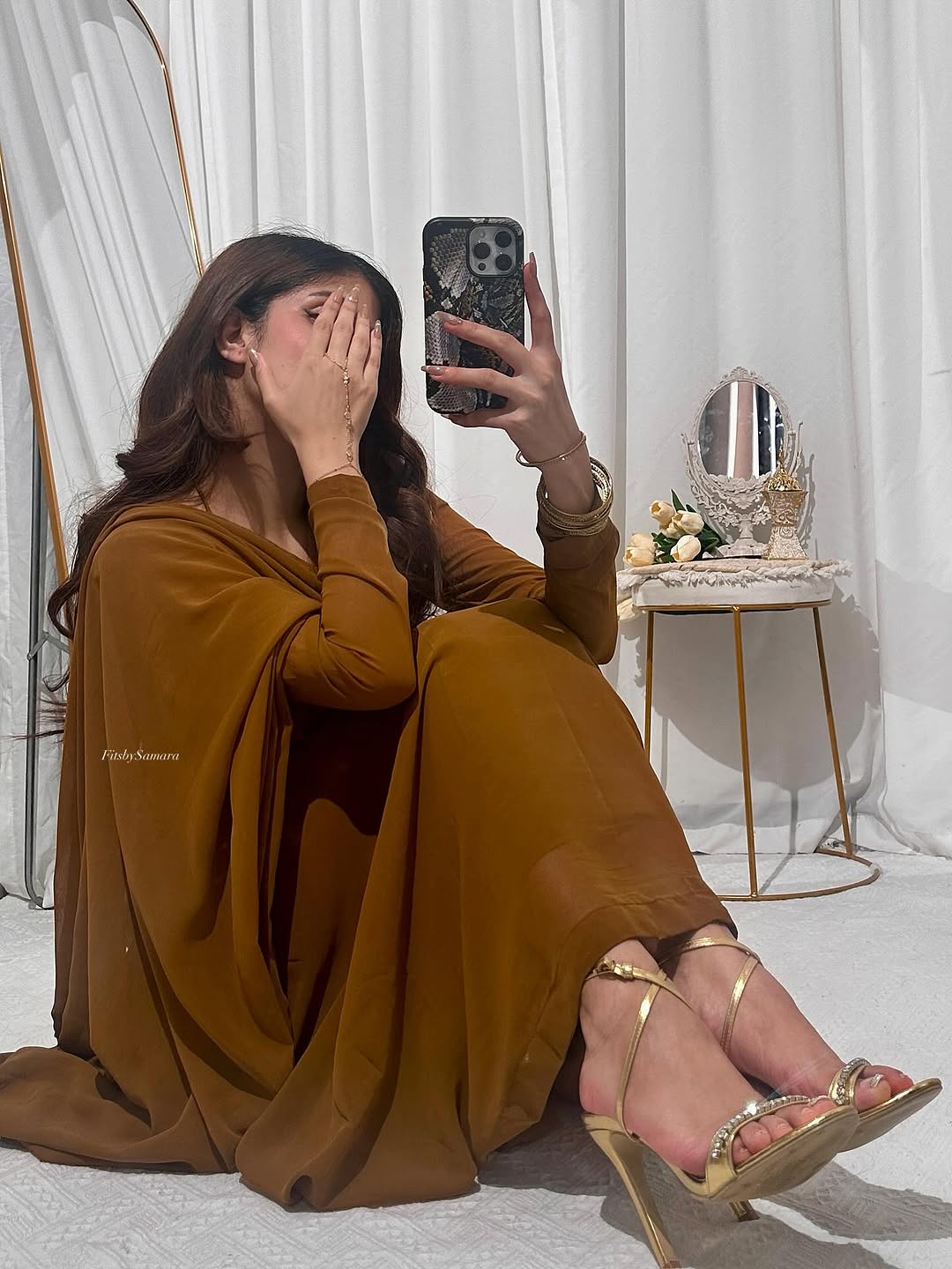 ET-CAMEL BROWN-SAREE