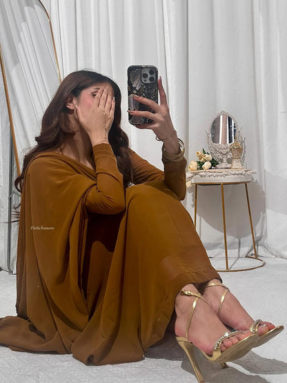 ET-CAMEL BROWN-SAREE