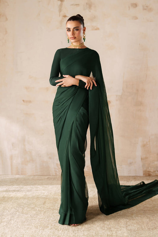 ET-DARK GREEN-SAREE