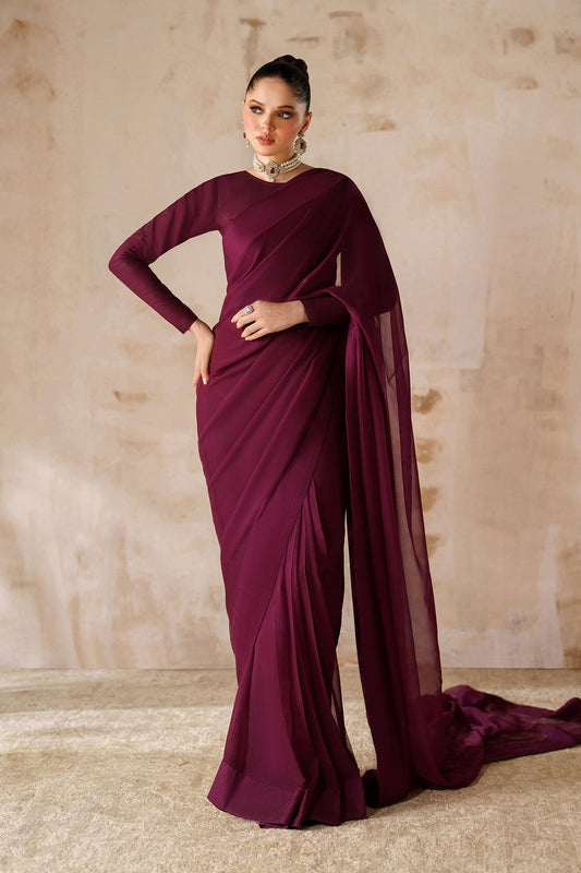 ET-EGGPLANT PURPLE-SAREE