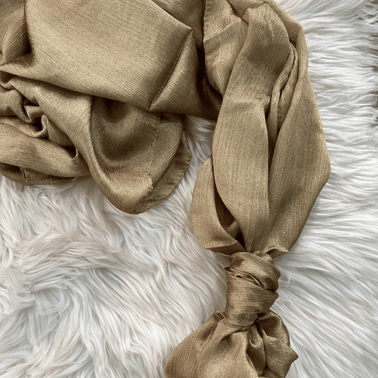 ET-HONEY GOLD CRINKLE SILK-HIJAB