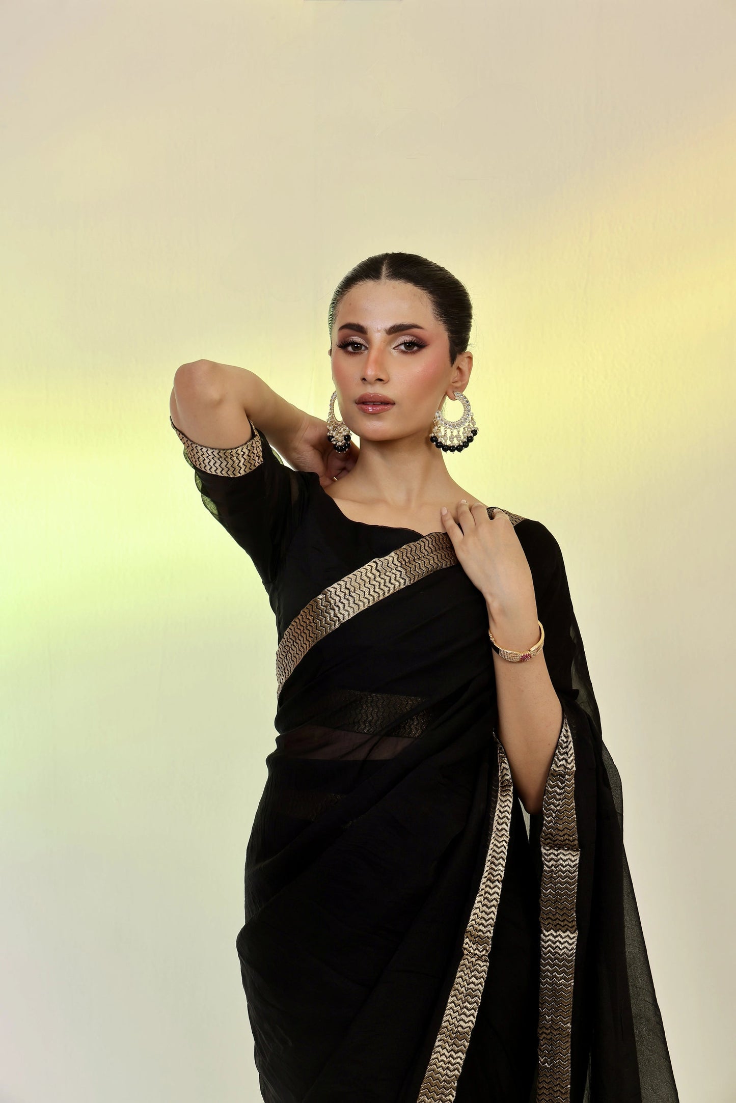 ET-BLACK BANARASEE-SAREE