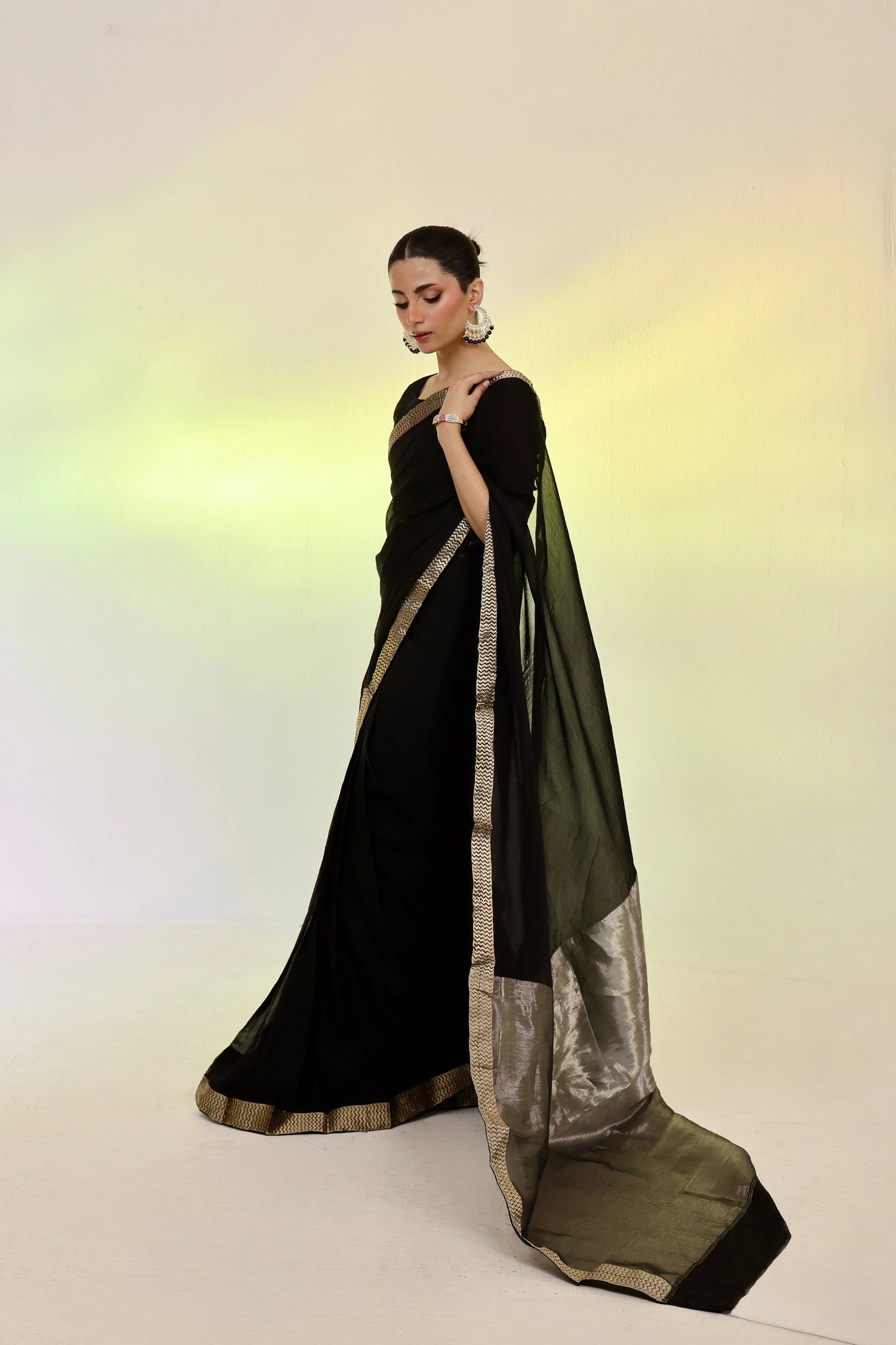 ET-BLACK BANARASEE-SAREE