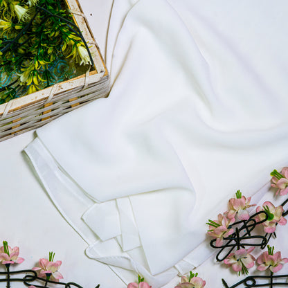ET-WHITE GEORGETTE-HIJAB