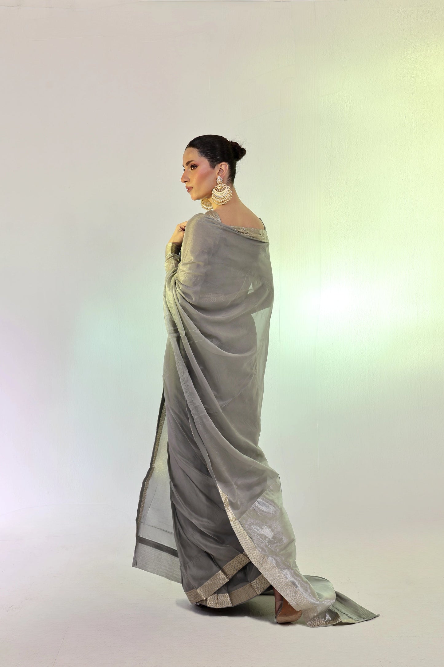 ET-SILVER BANARASEE-SAREE