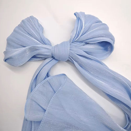 ET-BABY BLUE ORGANZA SILK -HIJAB
