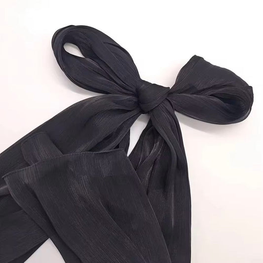 ET-BLACK ORGANZA SILK-HIJAB