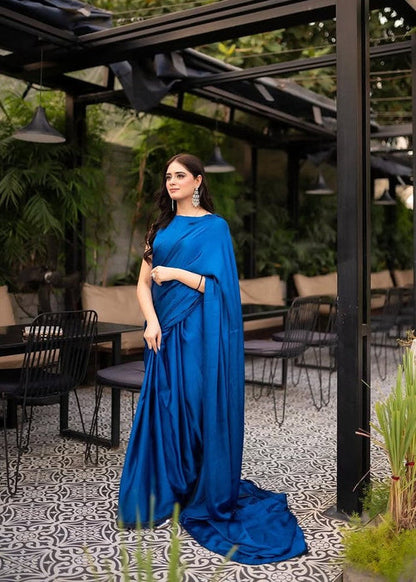 ET-ROYAL BLUE-SAREE