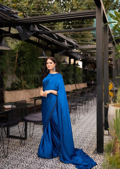 ET-ROYAL BLUE-SAREE