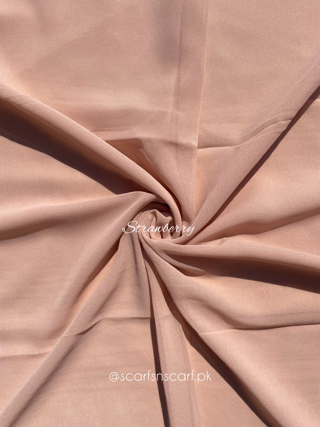 ET-STRAWBERRY PLAIN GEORGETTE-HIJAB