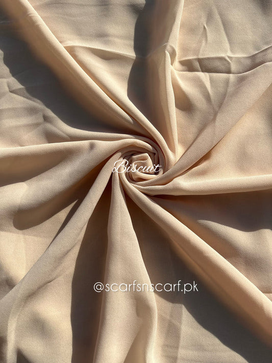 ET-BISCUIT PLAIN GEORGETTE-HIJAB