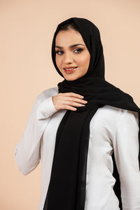ET-BLACK GEORGETTE-HIJAB