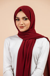 ET-MAROON GEORGETTE-HIJAB