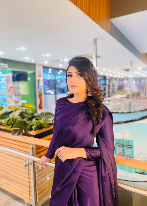 ET-ROYAL PURPLE-SAREE