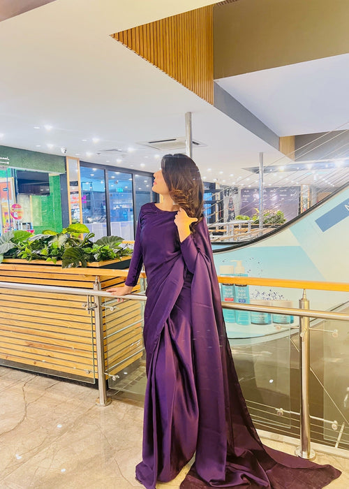 ET-ROYAL PURPLE-SAREE
