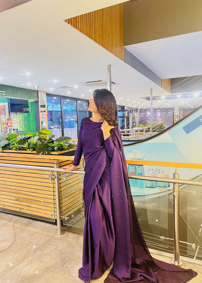 ET-ROYAL PURPLE-SAREE
