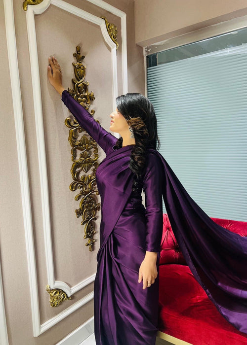 ET-ROYAL PURPLE-SAREE