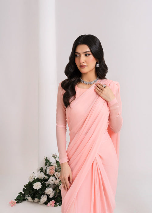 ET-PEACH PINK-SAREE