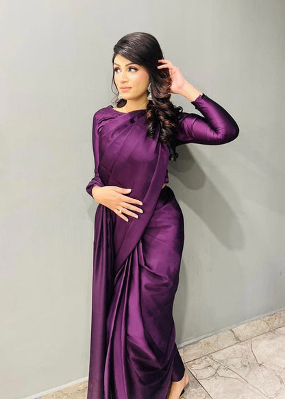 ET-ROYAL PURPLE-SAREE