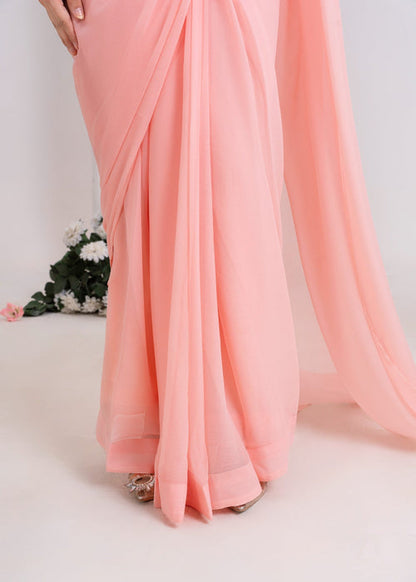 ET-PEACH PINK-SAREE
