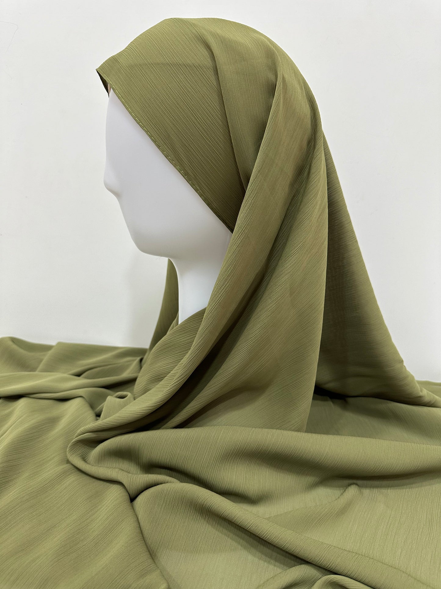 ET-OLIVE CRINKLE CHIFFON-HIJAB